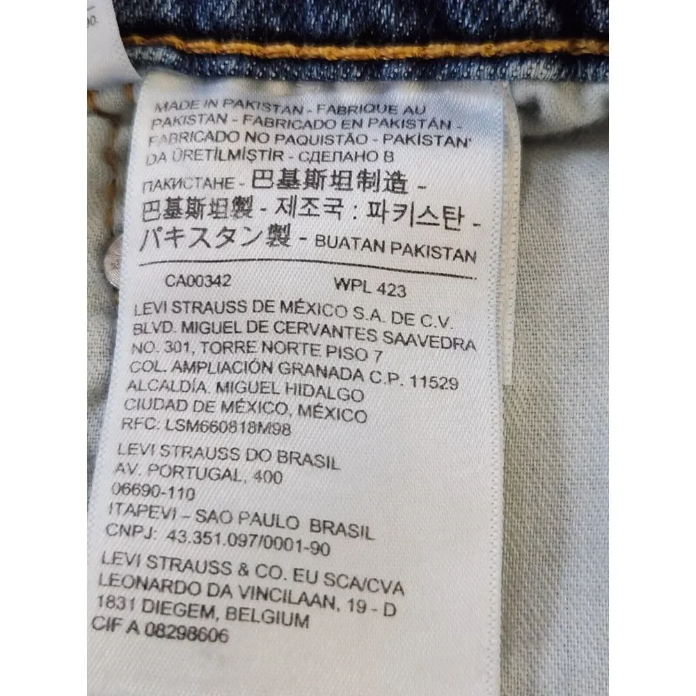 Levi's‎ 514 Men's Straight Fit Blue Jeans Pants Mens 34x30 (actual 33x28.5)
